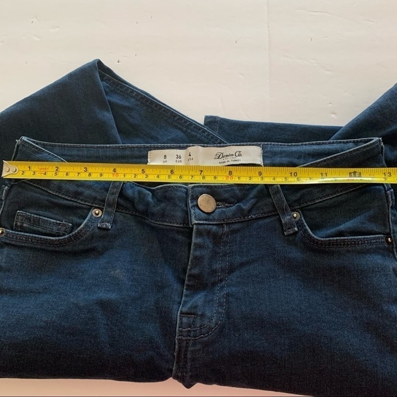 Denim Co Skinny Jeans Dark Wash Distressed Busted Knees Classic Womens sz 4 - Picture 7 of 8